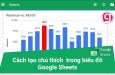 Cách tạo chú thích cho các điểm dữ liệu riêng lẻ trong biểu đồ Google Sheets